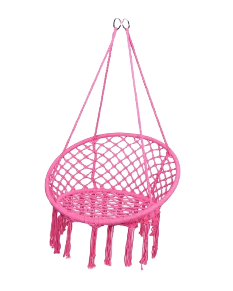 SILLA COLGANTE DE TERRAZA CON 2 COJINES DE CONFORT DISEÑO REFORZADO - 4