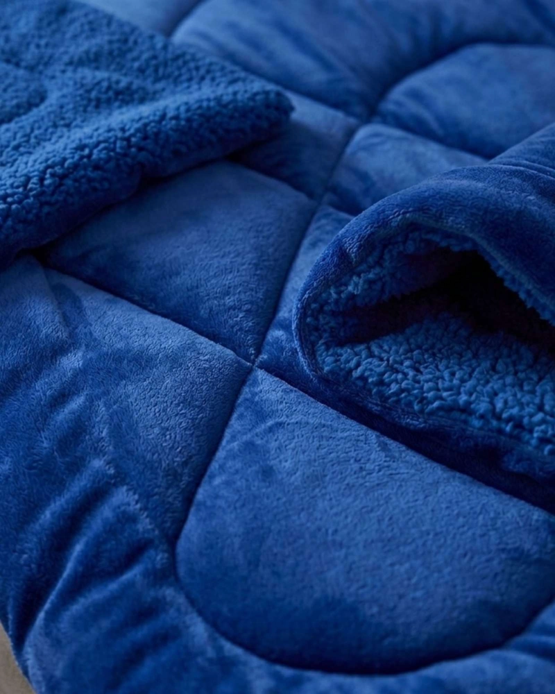 CUBRECAMA PLUMON PLUSH CON CHIPORRO PREMIUM ULTRA SUAVE Y TE RMICO 2 PLAZAS - 6