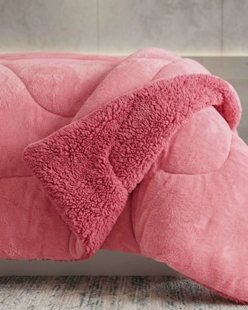 CUBRECAMA PLUMON PLUSH CON CHIPORRO PREMIUM ULTRA SUAVE Y TE RMICO 2 PLAZAS - 6