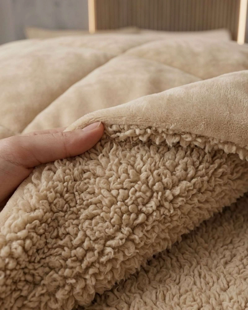 CUBRECAMA PLUMON PLUSH CON CHIPORRO PREMIUM ULTRA SUAVE Y TE RMICO 2 PLAZAS - 6