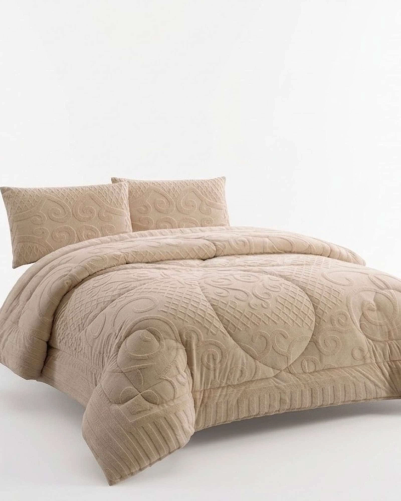 CUBRECAMA EDREDON DE POLAR ULTRA SUAVE COLECCION CONFORT PREMIUM 2 PLAZAS - 4