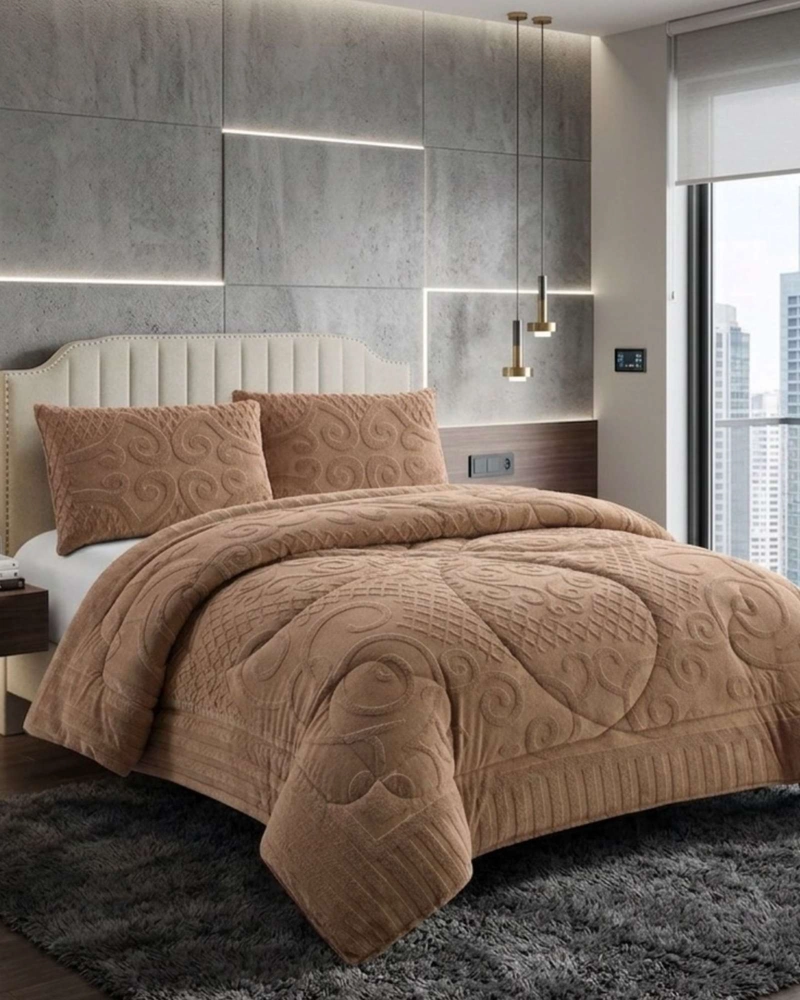 CUBRECAMA EDREDON DE POLAR ULTRA SUAVE COLECCION CONFORT PREMIUM 2 PLAZAS - 3