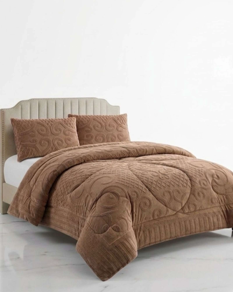 CUBRECAMA EDREDON DE POLAR ULTRA SUAVE COLECCION CONFORT PREMIUM 2 PLAZAS - 4