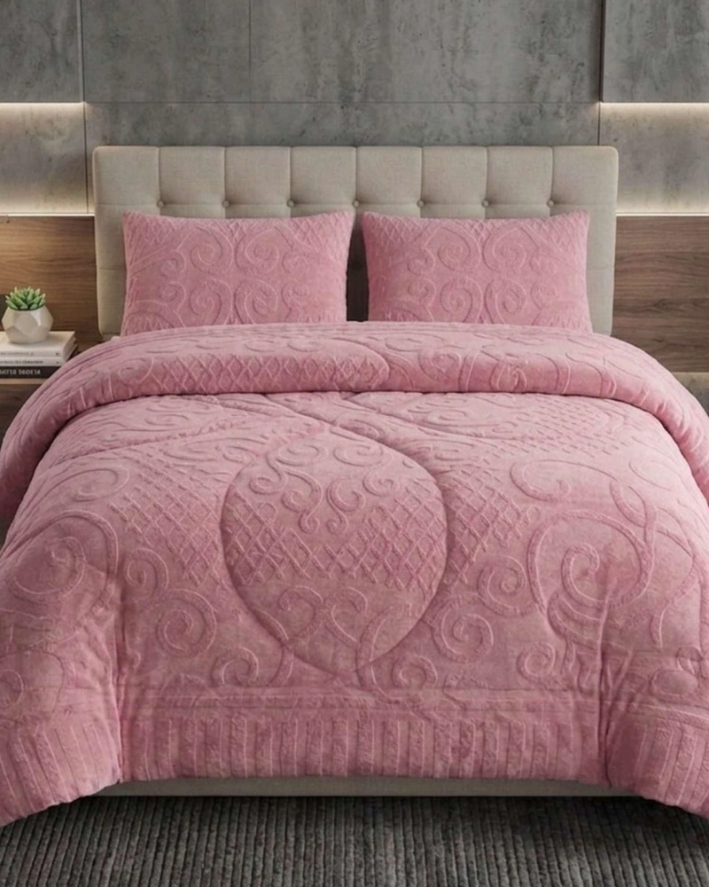 CUBRECAMA EDREDON DE POLAR ULTRA SUAVE COLECCION CONFORT PREMIUM 2 PLAZAS - 2