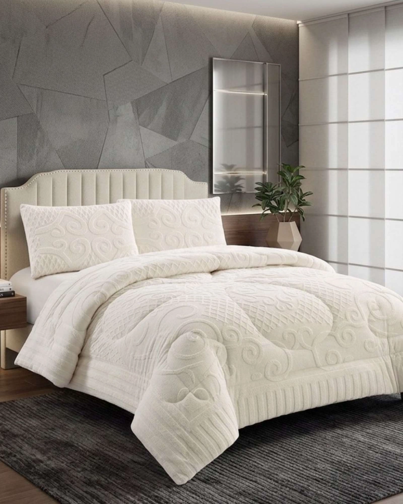 CUBRECAMA EDREDON DE POLAR ULTRA SUAVE COLECCION CONFORT PREMIUM 2 PLAZAS - 3