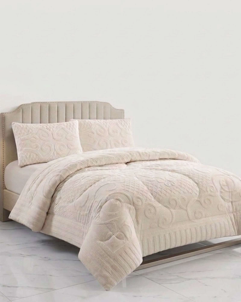 CUBRECAMA EDREDON DE POLAR ULTRA SUAVE COLECCION CONFORT PREMIUM 2 PLAZAS - 4