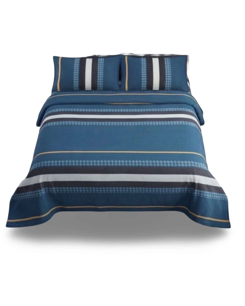 JUEGO DE SABANAS DE POLAR TE RMICAS INVIERNO KING DISEÑO MODERNO - 5