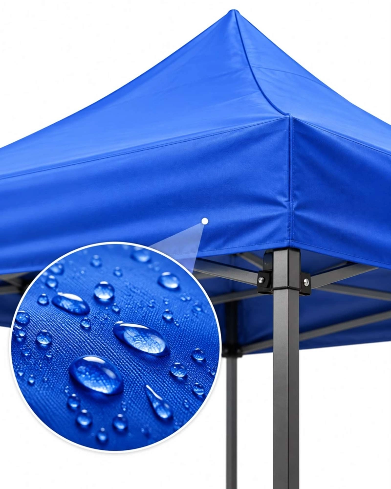 TOLDO PLEGABLE AZUL 3 × 3 M IMPERMEABLE - 7