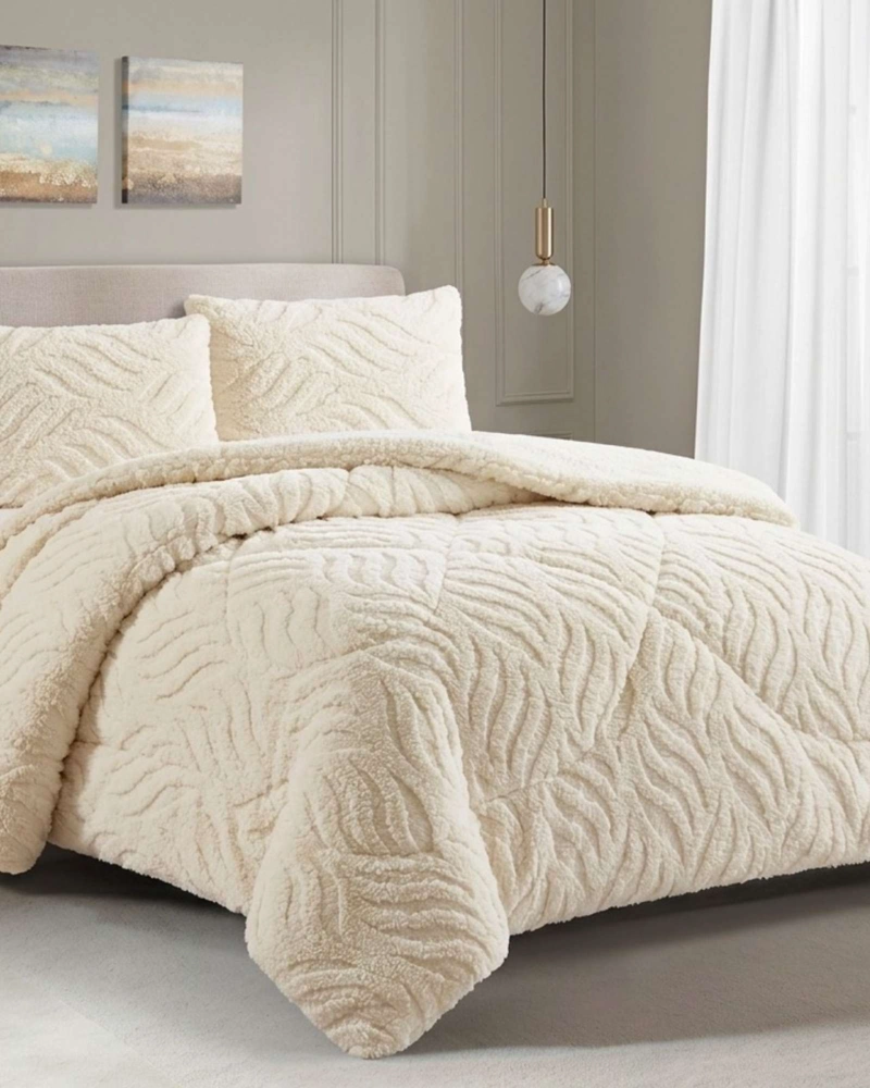 COBERTOR INVIERNO KING ELEGANTE TE RMICO CON CHIPORRO PREMIUM - 1