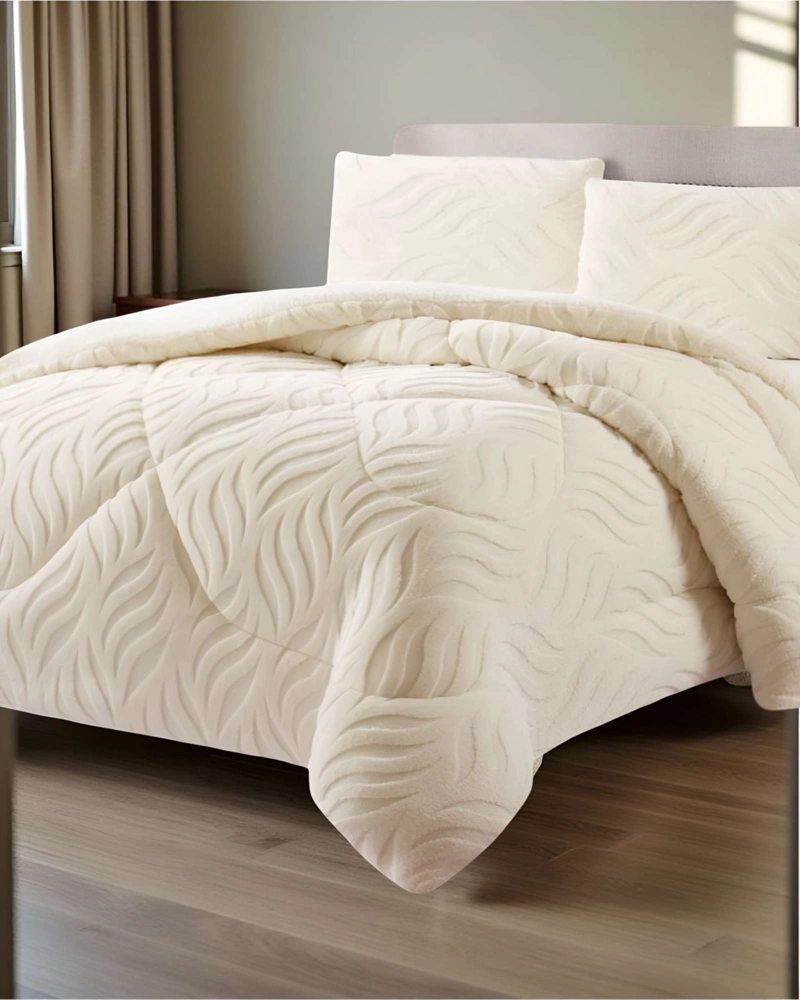 COBERTOR INVIERNO KING ELEGANTE TE RMICO CON CHIPORRO PREMIUM - 3