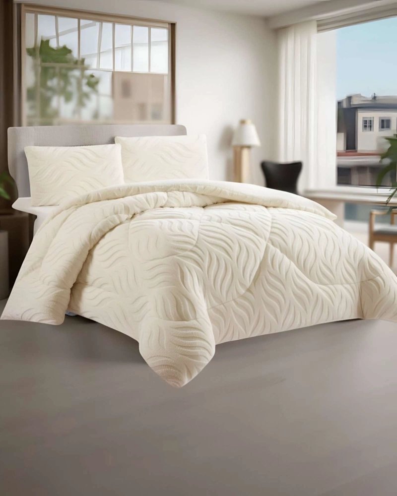 COBERTOR INVIERNO KING ELEGANTE TE RMICO CON CHIPORRO PREMIUM - 4