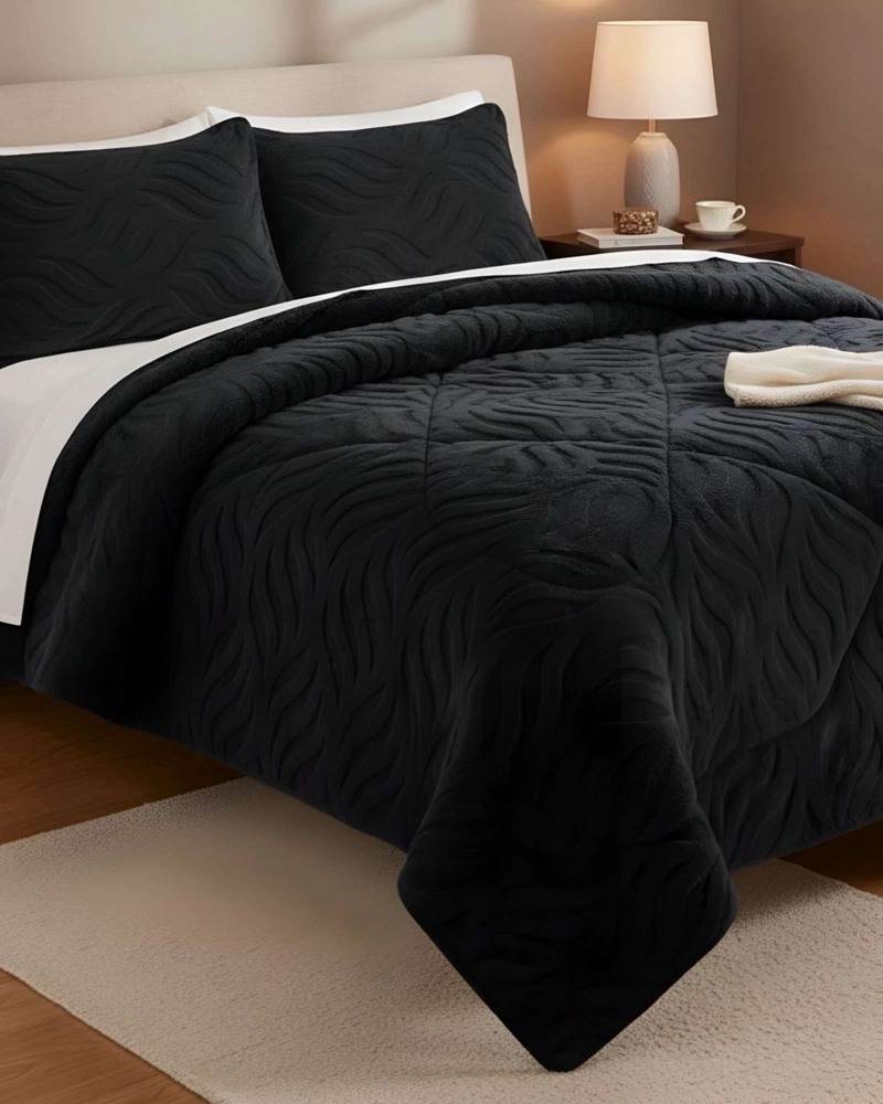 COBERTOR INVIERNO KING ELEGANTE TE RMICO CON CHIPORRO PREMIUM - 3