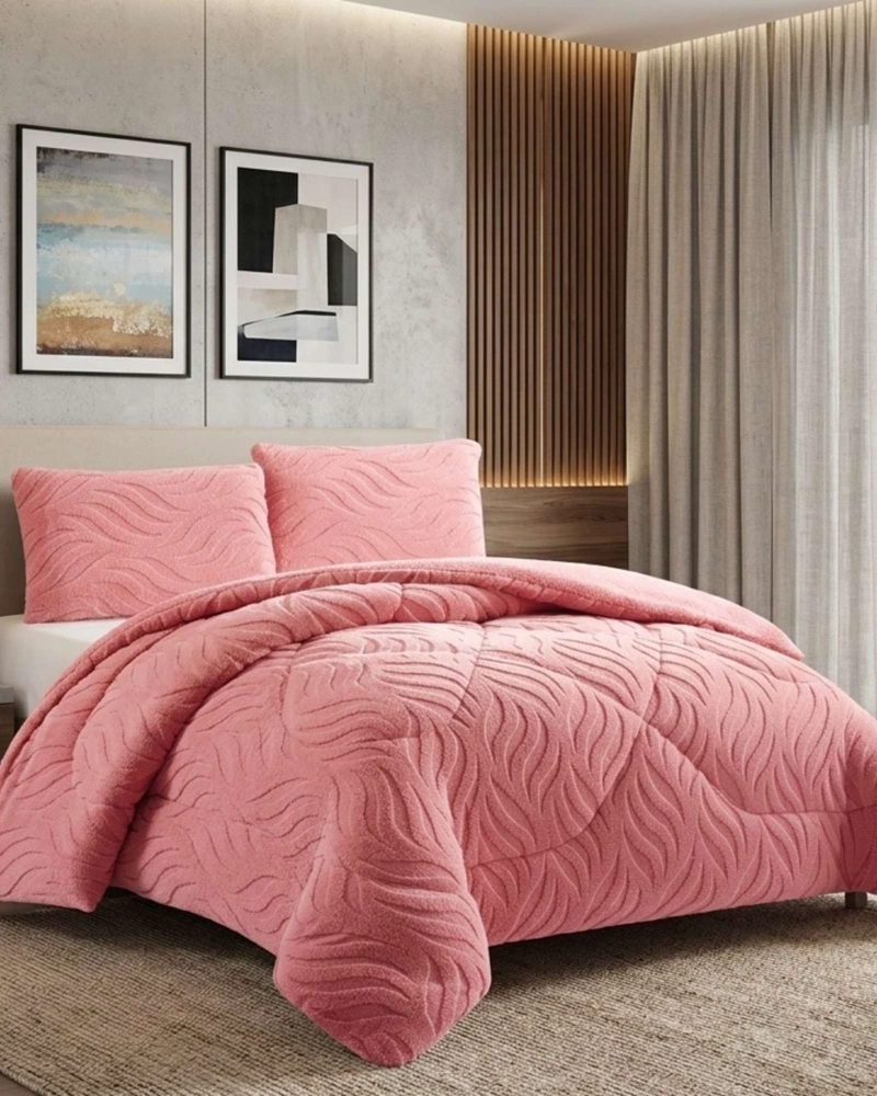 COBERTOR INVIERNO KING ELEGANTE TE RMICO CON CHIPORRO PREMIUM - 1