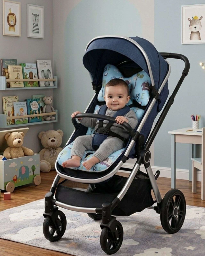 PACK 2 COJIN  UNIVERSAL ACOLCHADO PARA COCHE Y SILLA DE AUTO - 4