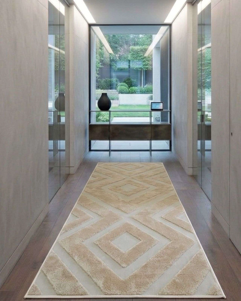 ALFOMBRA DE PASILLO PREMIUM COLECCION GEOMETRIC LUXURY 60 X 160 CM - 1