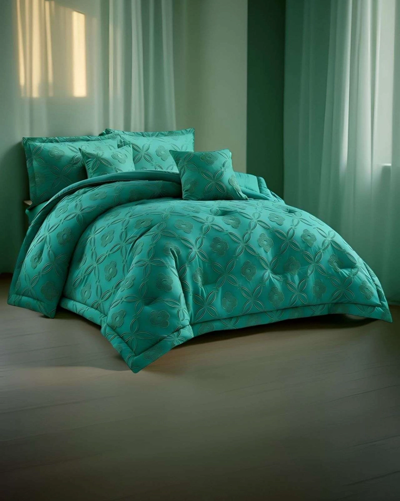 QUILT DECORATIVO 2 PLAZAS CUBRECAMA DE VERANO CON DISEÑO EXCLUSIVO - 1