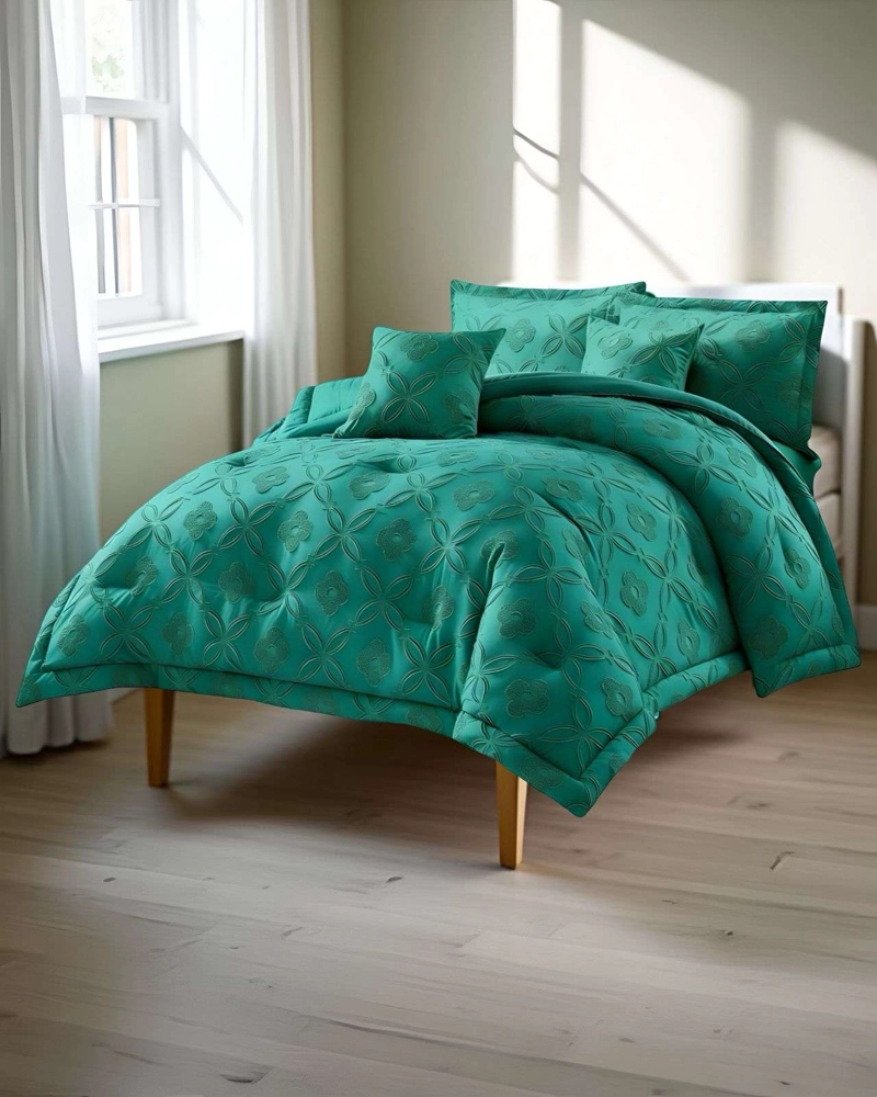QUILT DECORATIVO 2 PLAZAS CUBRECAMA DE VERANO CON DISEÑO EXCLUSIVO - 4