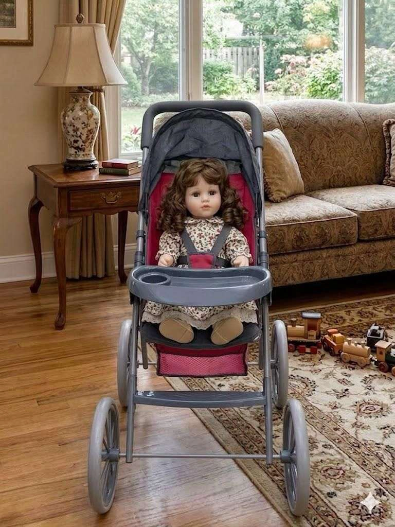 COCHE DE PASEO PARA MUÑECAS HASTA 48 CM MODELO INFANTIL - 2