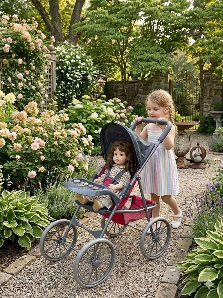 COCHE DE PASEO PARA MUÑECAS HASTA 48 CM MODELO INFANTIL - 5