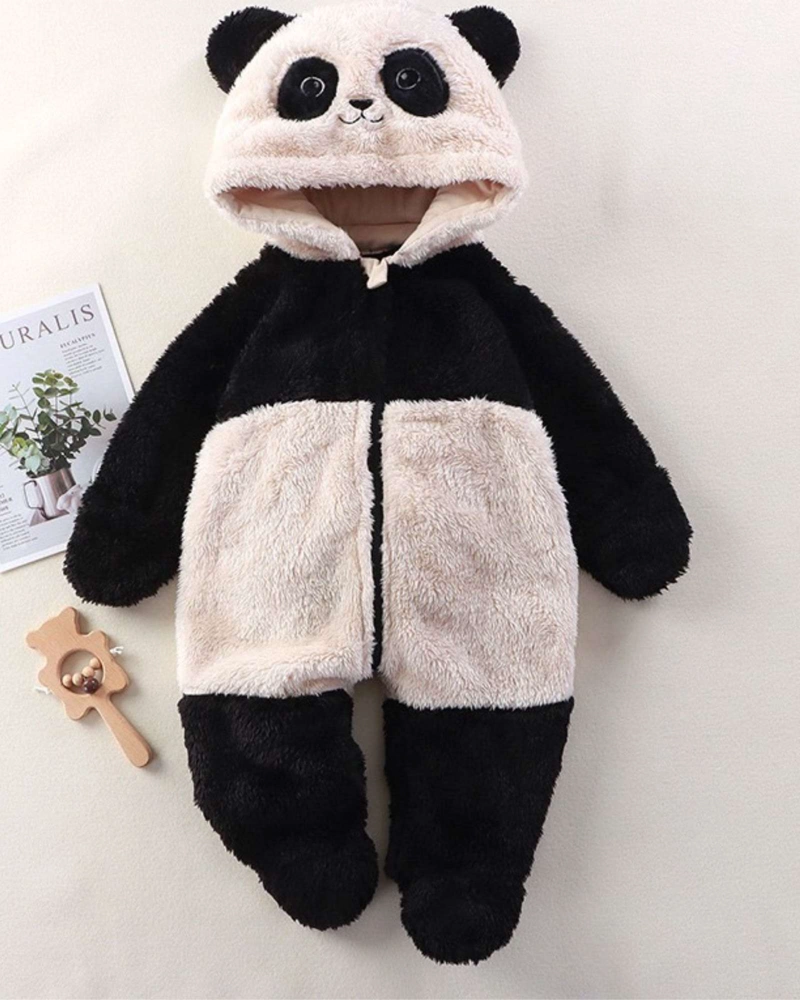 PACK 2 PIJAMA OSITO PELUCHE BEBE  ENTERITO TE RMICO ACOLCHADO INVIERNO - 6