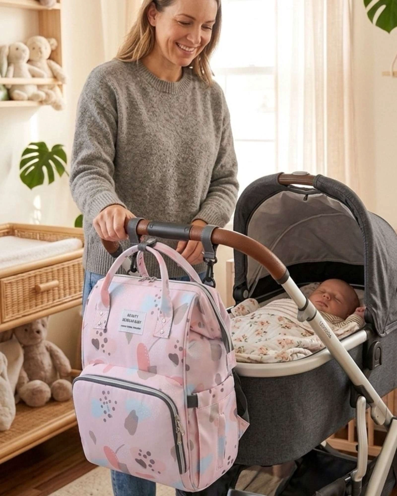 MOCHILA MATERNAL BOLSO PAÑALERA TE RMICA IMPERMEABLE PREMIUM - 1