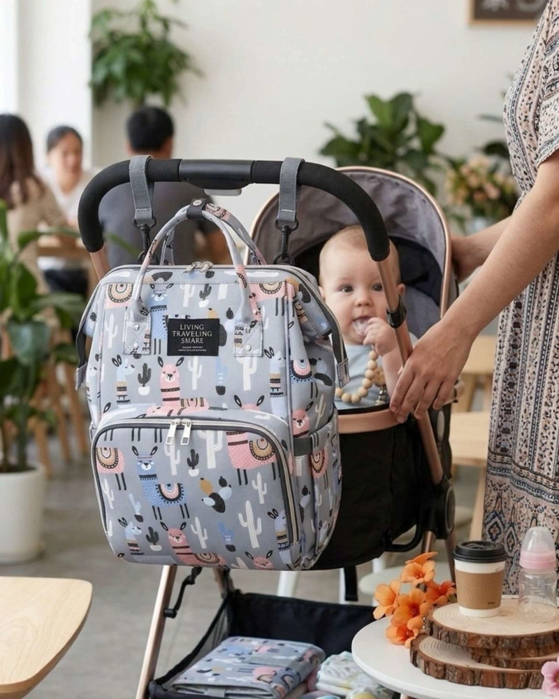 MOCHILA MATERNAL BOLSO PAÑALERA TE RMICA IMPERMEABLE PREMIUM - 1
