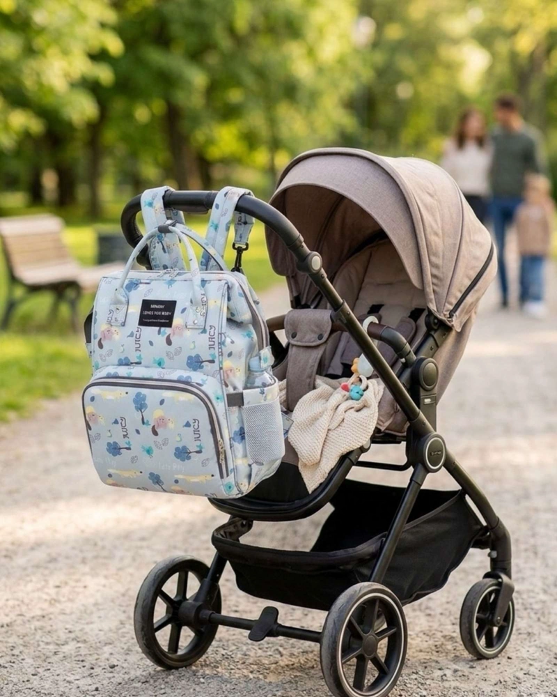 MOCHILA MATERNAL BOLSO PAÑALERA TE RMICA IMPERMEABLE PREMIUM - 1
