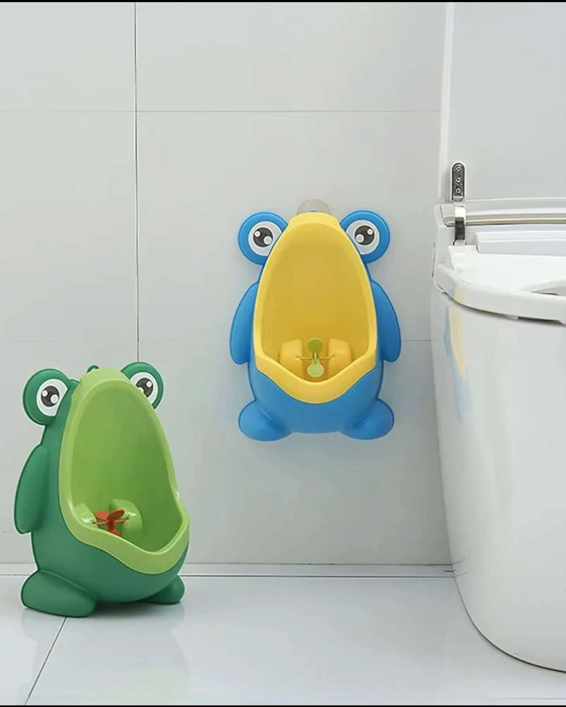 URINARIO INFANTIL DE PARED CON DISEÑO RANA ENTRENADOR PARA NIÑOS - 2