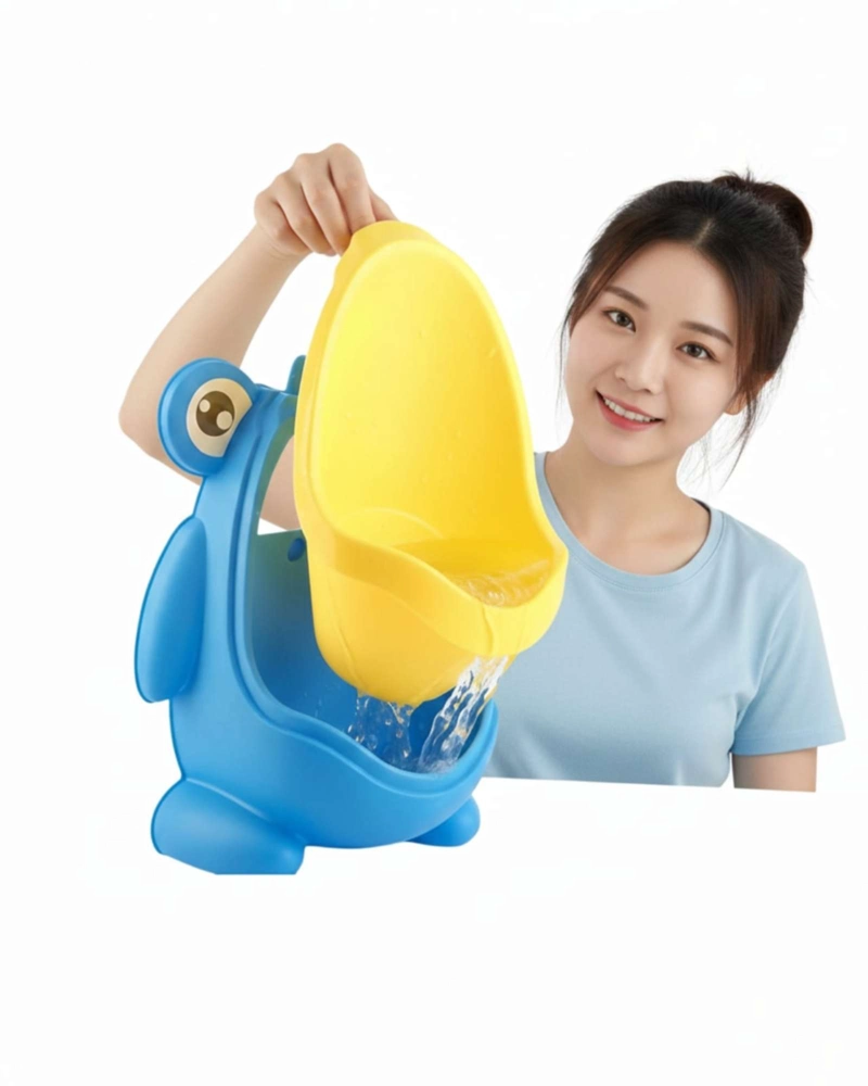 URINARIO INFANTIL DE PARED CON DISEÑO RANA ENTRENADOR PARA NIÑOS - 4