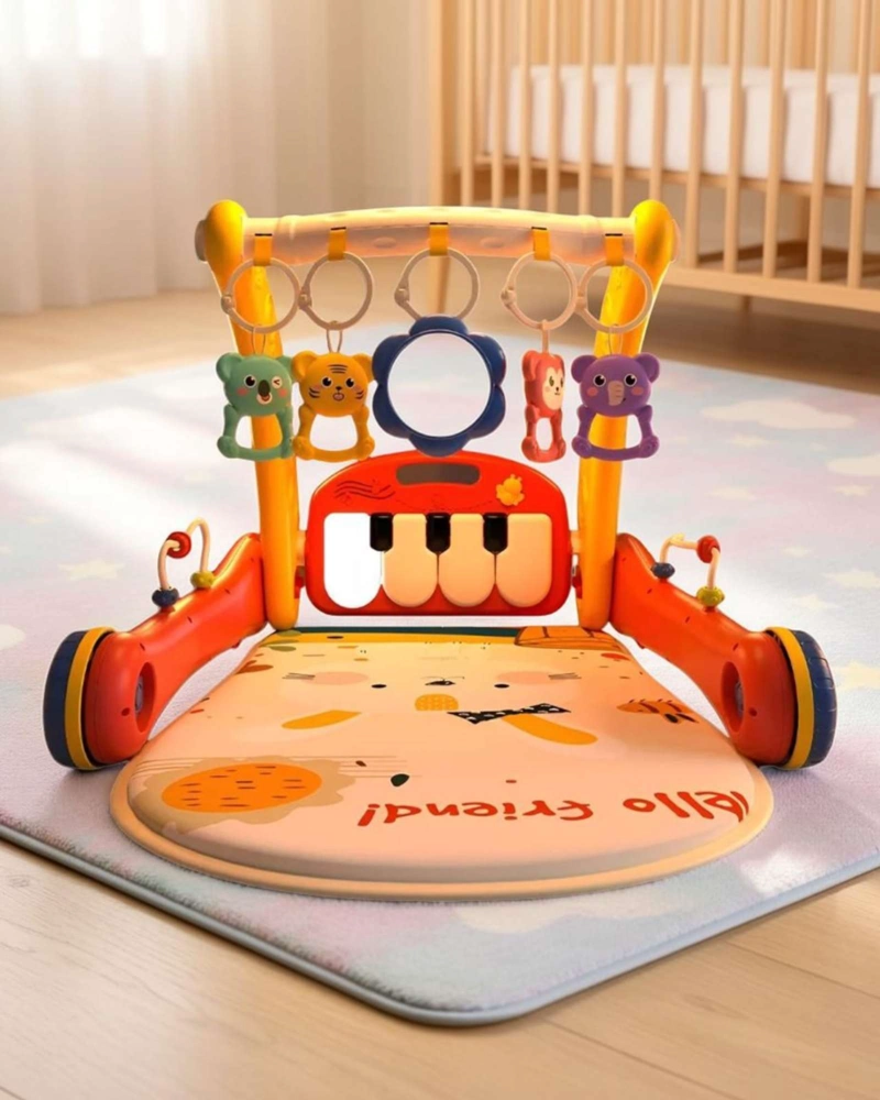 ANDADOR DE BEBE  ERGONOMICO AJUSTABLE CON BANDEJA MUSICAL DIDACTICA - 2