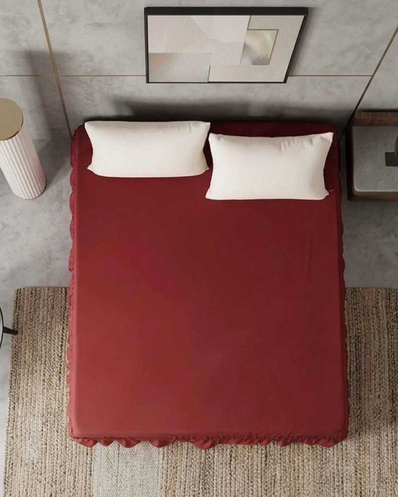 FALDON DE CAMA ESTILO MODERNO Y AJUSTE PERFECTO SUPERKING  200X200 CM - 5