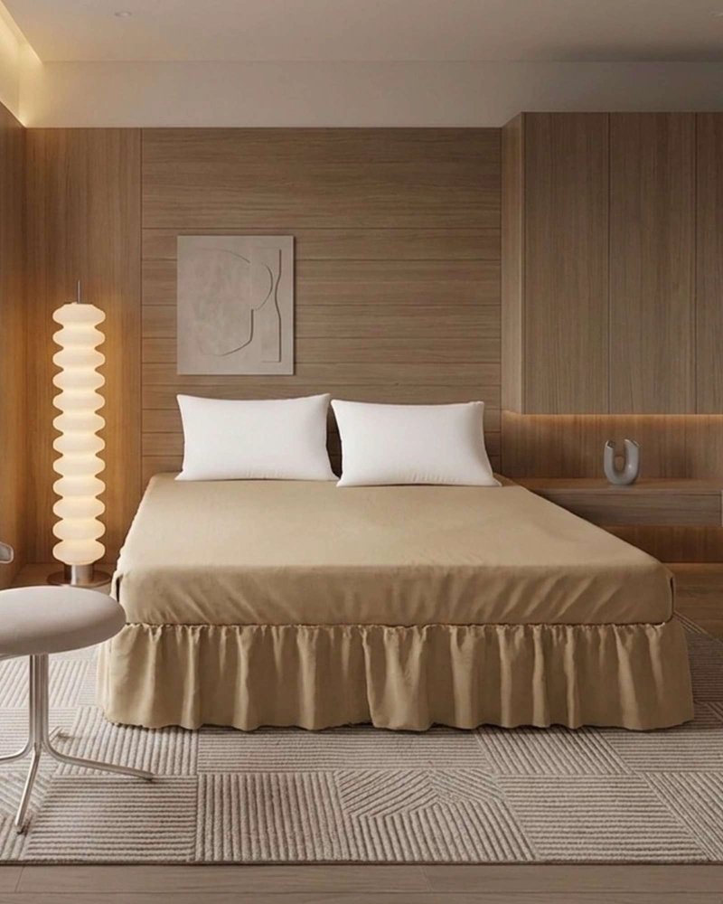 FALDON DE CAMA ESTILO MODERNO Y AJUSTE PERFECTO KING 180X200 CM - 1