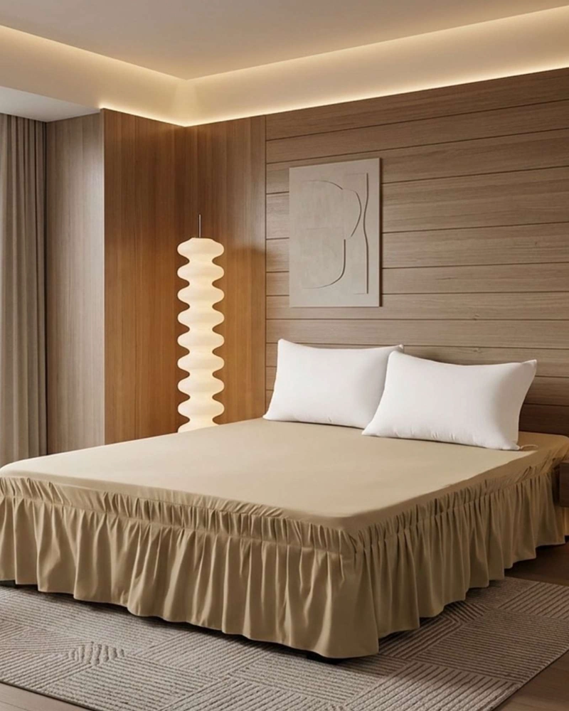 FALDON DE CAMA ESTILO MODERNO Y AJUSTE PERFECTO KING 180X200 CM - 2