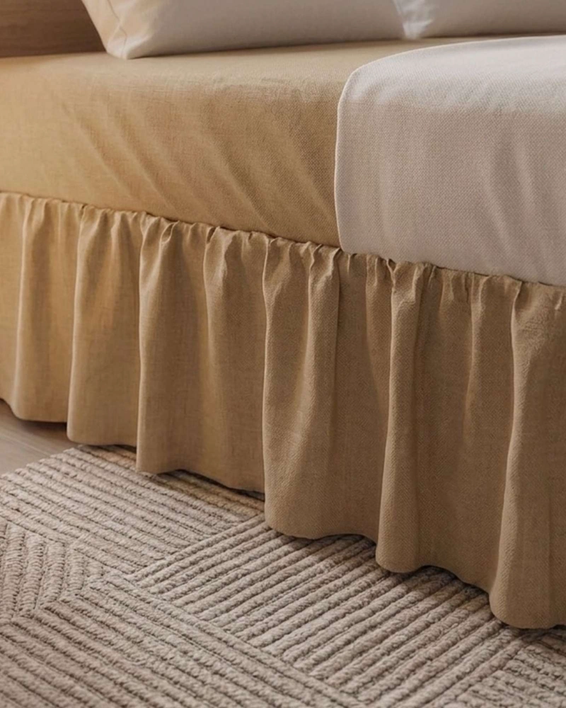 FALDON DE CAMA ESTILO MODERNO Y AJUSTE PERFECTO KING 180X200 CM - 6