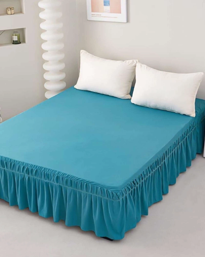 FALDON DE CAMA ESTILO MODERNO Y AJUSTE PERFECTO KING 180X200 CM - 4