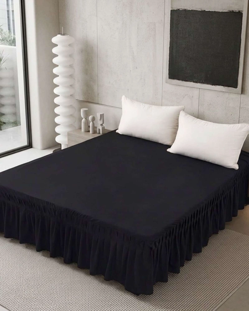 FALDON DE CAMA ESTILO MODERNO Y AJUSTE PERFECTO KING 180X200 CM - 2