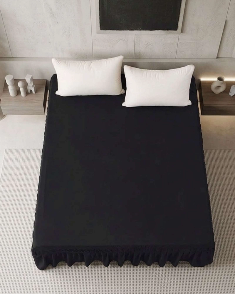 FALDON DE CAMA ESTILO MODERNO Y AJUSTE PERFECTO KING 180X200 CM - 5