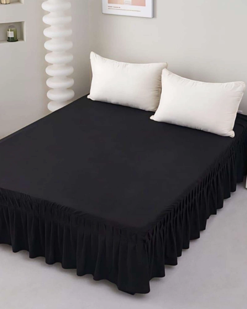 FALDON DE CAMA ESTILO MODERNO Y AJUSTE PERFECTO SUPERKING  200X200 CM - 4