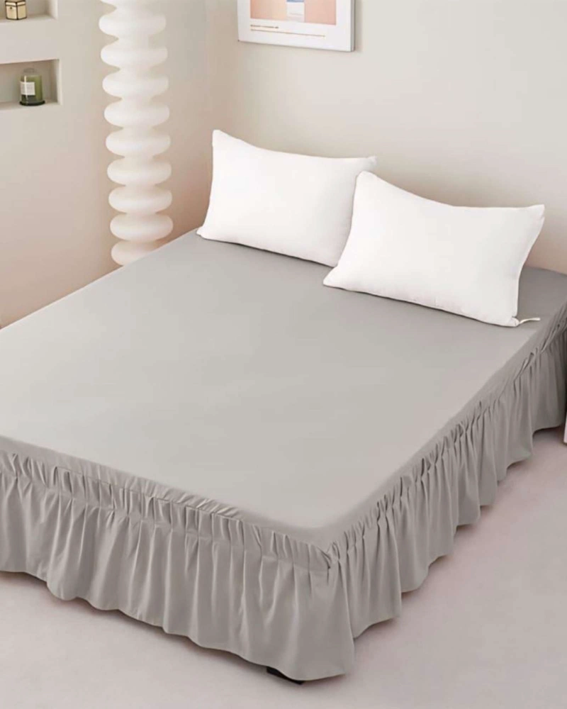 FALDON DE CAMA ESTILO MODERNO Y AJUSTE PERFECTO PLAZA Y MEDIA 105X200 CM - 4