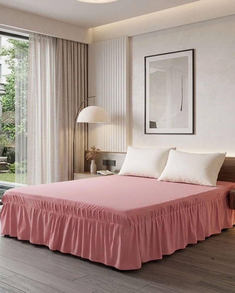 FALDON DE CAMA ESTILO MODERNO Y AJUSTE PERFECTO KING 180X200 CM - 2