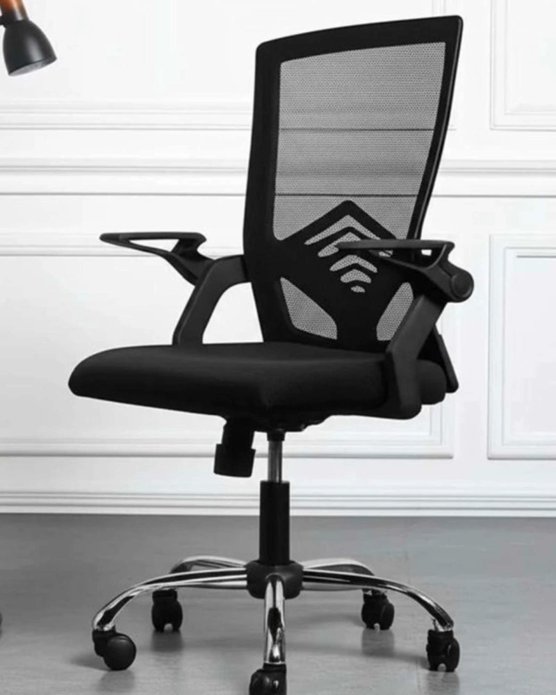 SILLA DE OFICINA ERGONOMICA CON APOYABRAZOS RECLINABLES Y SOPORTE LUMBAR - 4