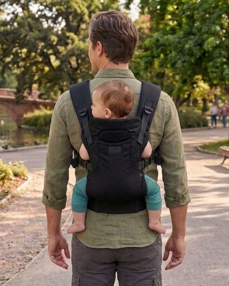 PORTABEBE  ERGONOMICO MULTIFUNCIONAL SOPORTE LUMBAR Y 4 POSICIONES DE USO01 - 4