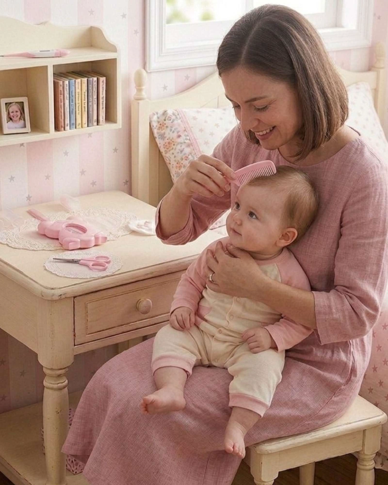 SET DE HIGIENE Y CUIDADO PARA BEBE 13 PIEZAS ROSADO - 2