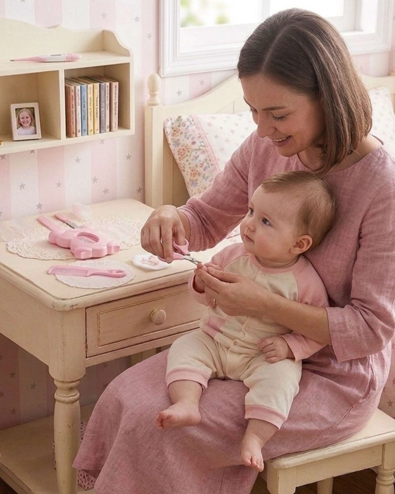 SET DE HIGIENE Y CUIDADO PARA BEBE 13 PIEZAS ROSADO - 3