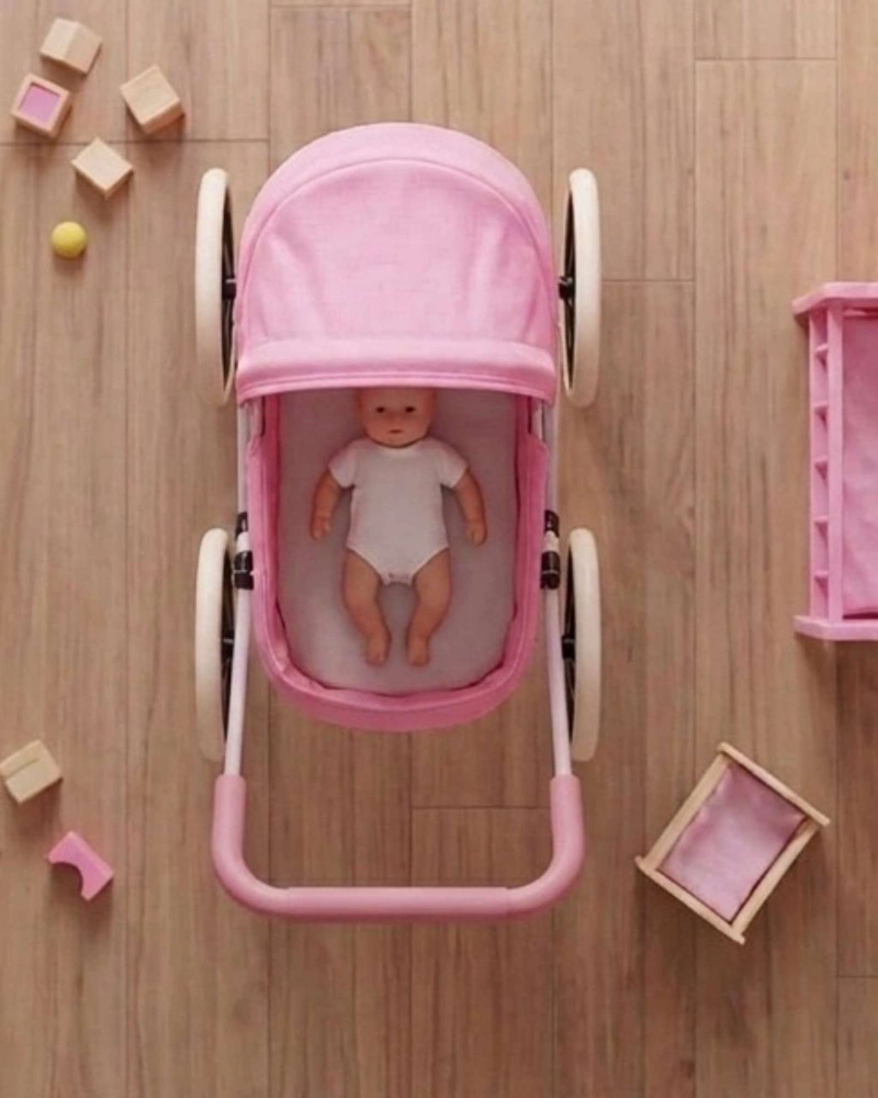 COCHE DE MUÑECAS INFANTIL ESTILO CLASICO Y FUNCIONAL06 - 4