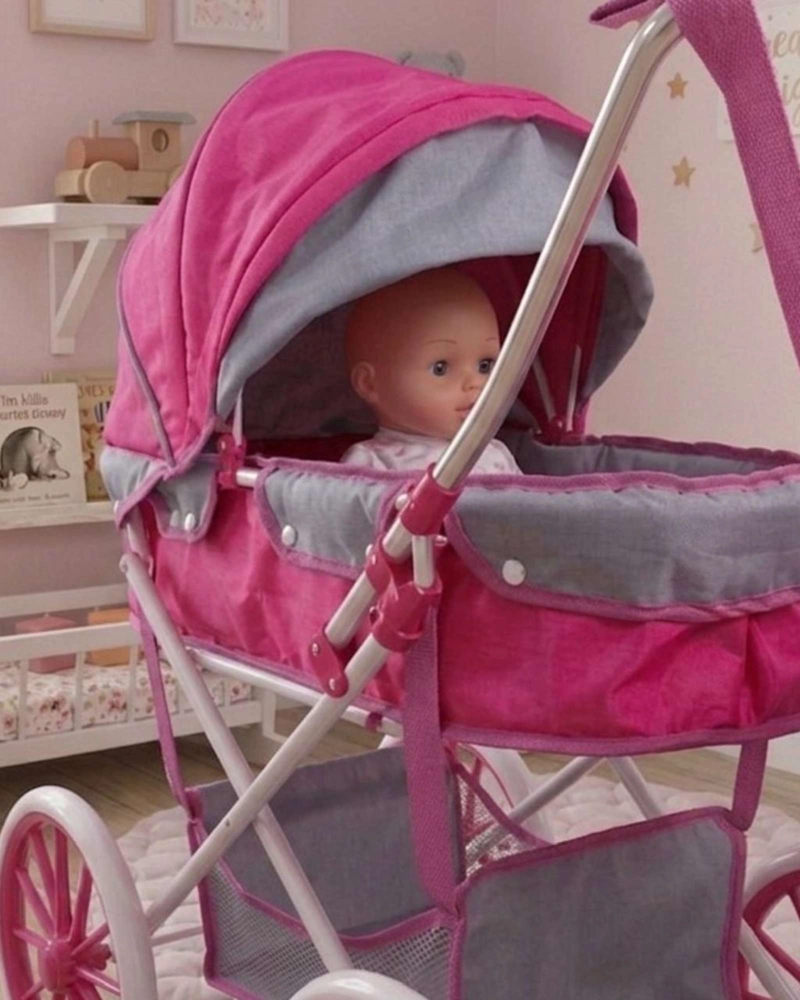 COCHE DE MUÑECAS INFANTIL BOLSO DE REGALO ESTILO CLASICO02 - 2