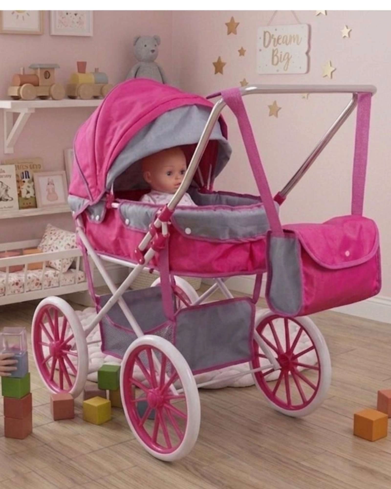 COCHE DE MUÑECAS INFANTIL BOLSO DE REGALO ESTILO CLASICO02 - 3