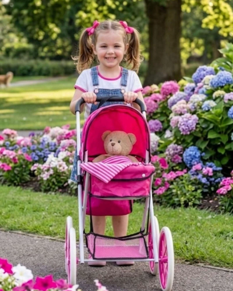 COCHE DE MUÑECAS INFANTIL BOLSO DE REGALO ESTILO CLASICO03 - 2