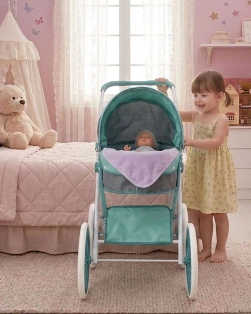 COCHE DE MUÑECAS INFANTIL BOLSO DE REGALO ESTILO CLASICO04 - 2