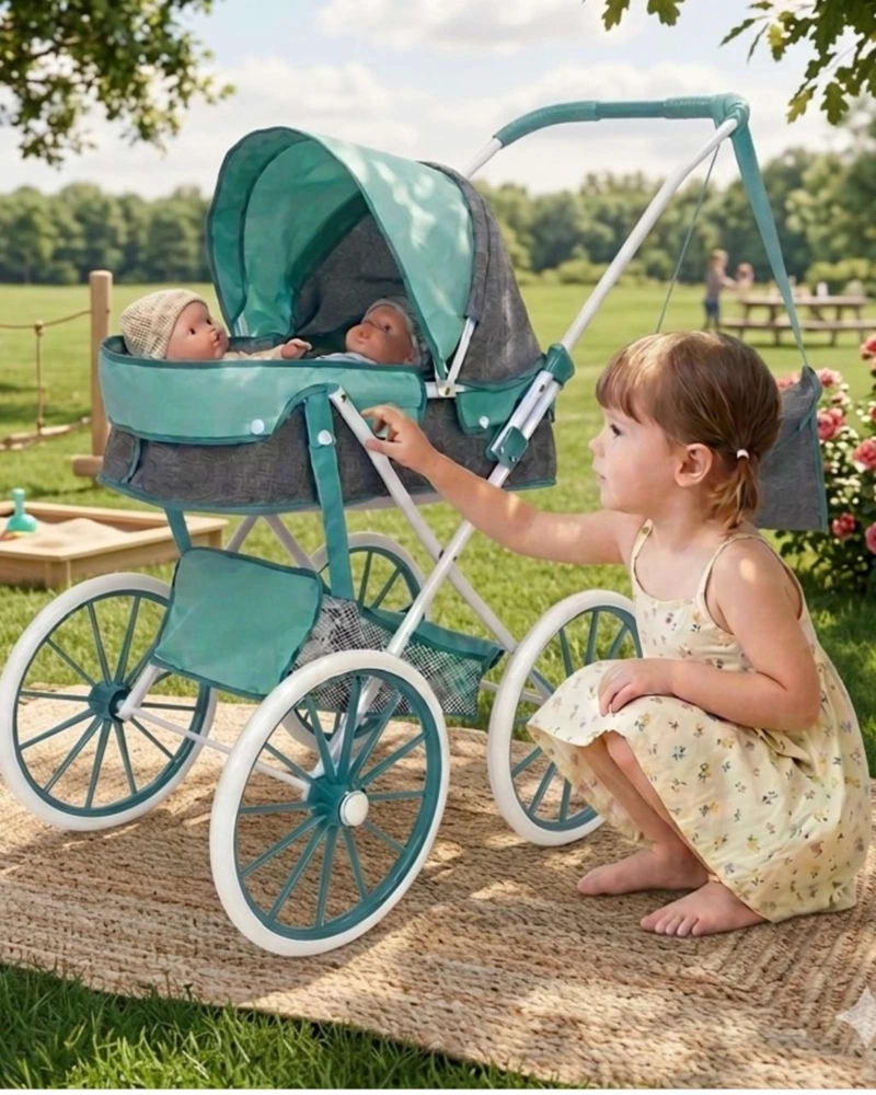 COCHE DE MUÑECAS INFANTIL BOLSO DE REGALO ESTILO CLASICO04 - 3